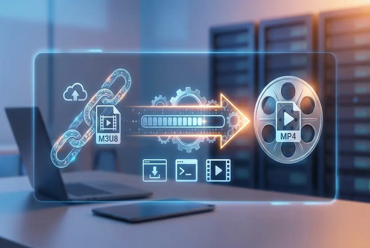 M3U8 下載教學:如何將 HLS 串流轉存為 MP4