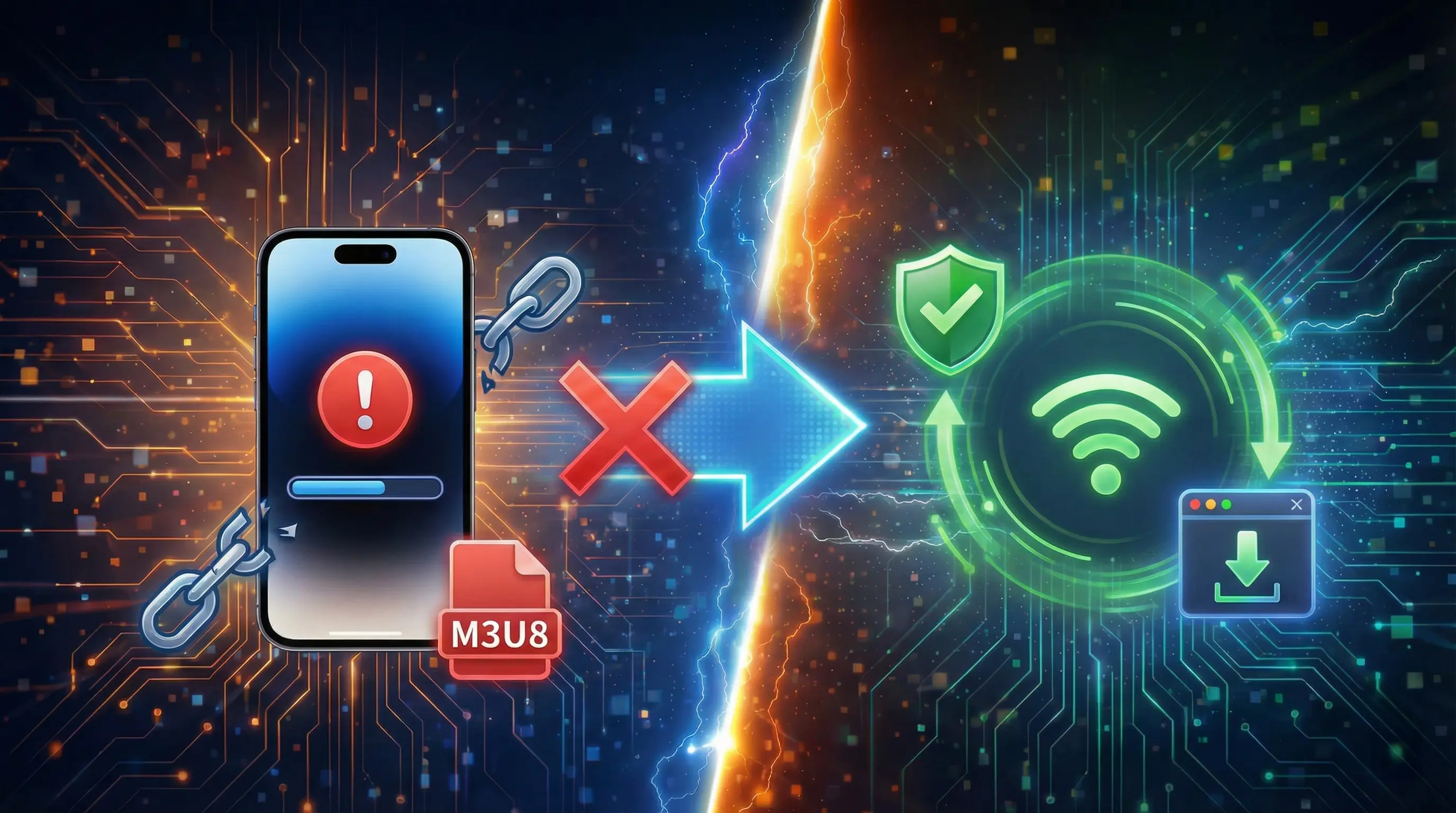 iPhone 下載 M3U8 失敗?iOS 用戶必看的完整疑難排解指南